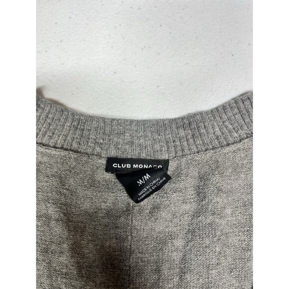 Club Monaco Alpaca Blend V-Neck Casual High Low Long Sleeve Sweater Size M - Picture 2 of 7